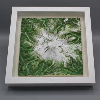 mt rainier with frame